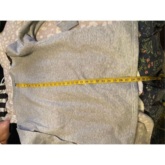 Blair Women's Embroidered Crewneck Long Sleeve Pullover Sweatshirt Gray Large - Picture 9 of 13